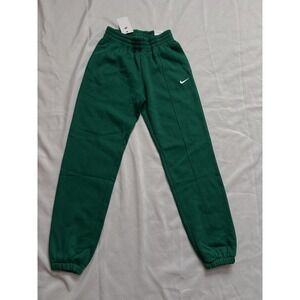 NEW Nike Sportswear Club Fleece Mid-Rise Women's SIze Xsmall Nike Joggers Green
